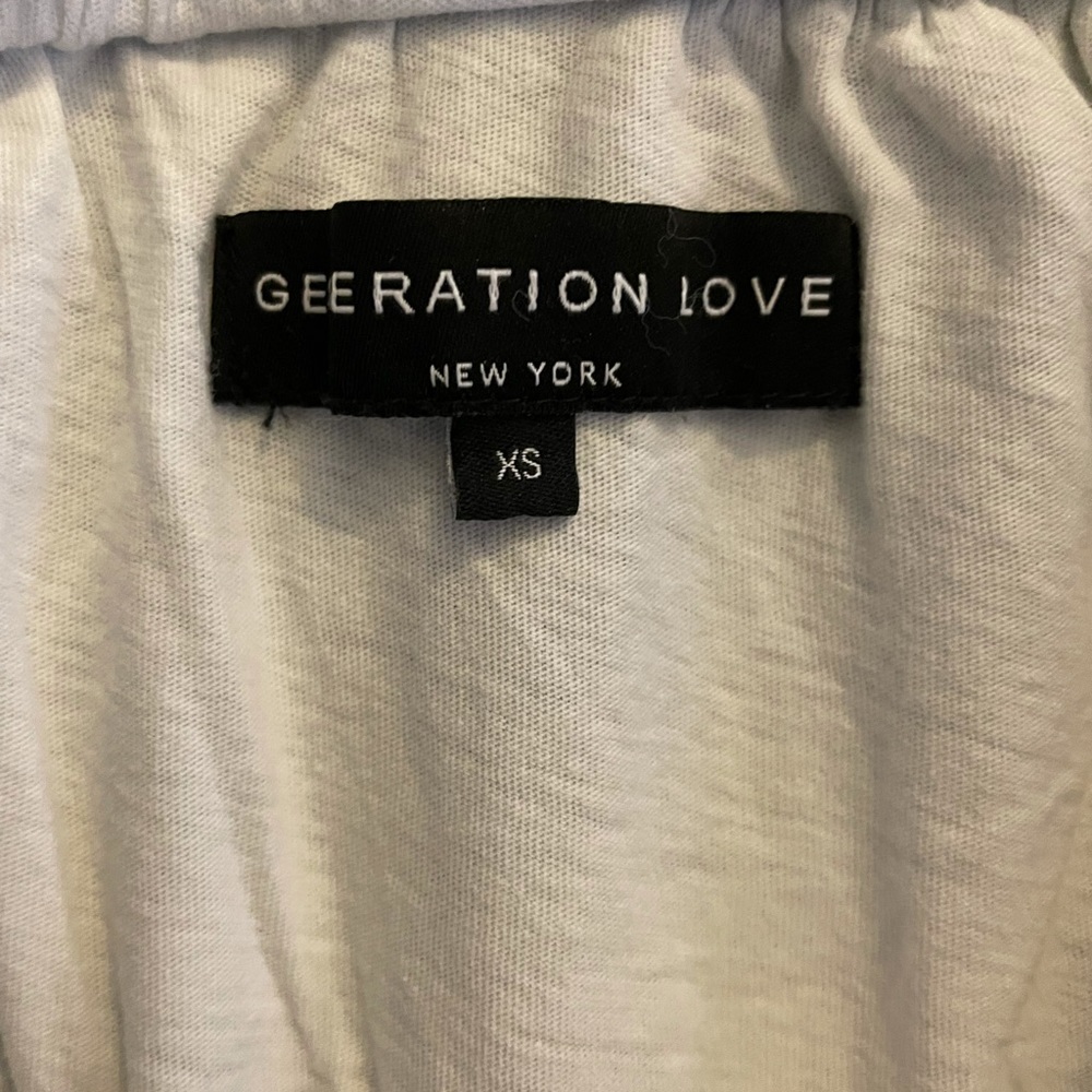 Generation Love Off-Shoulder Top, Sz XS - Picture 6 of 7